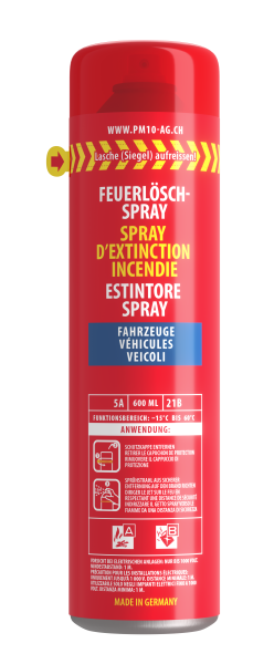 Feuerlöschspray Fahrzeuge, 600ml